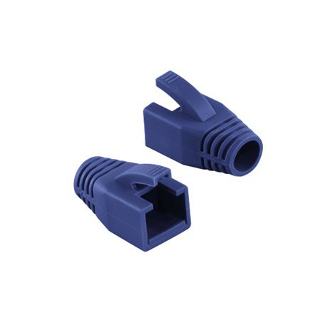 Logilink | RJ45 Plug Strain Relief Boot, 8.0mm (50 pcs.) | MP0035B | RJ45 | Blue